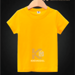 Polos Niños Amarillo Oro 100% Algodón Reactivo Compactado