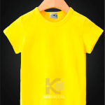 Polos Niños Amarillo Brasil 100% Algodón Reactivo Compactado