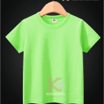 Polos Niños Verde Manzana 100% Algodón Reactivo Compactado