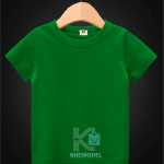 Polos Niños Verde Perico 100% Algodón Reactivo Compactado