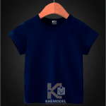 Polos Niños Azul Marin0 100% Algodón Reactivo Compactado
