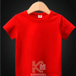 Polos Niños Rojo 100% Algodón Reactivo Compactado