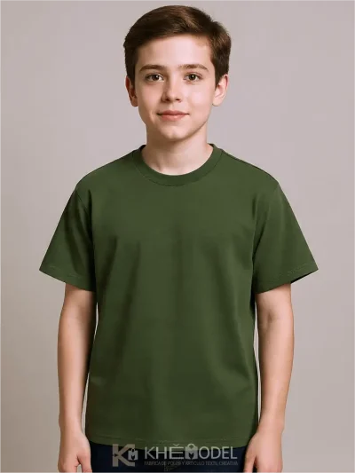 Verde Militar 100% Algodón Reactivo 20/1